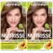 Garnier Hair Color Nutrisse Nourishing Creme 61 Light Ash Brown (Mochaccino) Permanent Hair Dye 2 Count (Packaging May Vary)