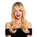 WIG ME UP - GFW2646-1+G78 ladies wig long wavy bangs ombre black copper blonde