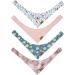 Remy+Roo Dog Bandanas 4-Pack - Elise Set | Premium Durable Fabric | Unique Shape | Adjustable Fit | Large Size - Buy Online on GoSupps.com
