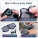 Boodlab Bluetooth Sleep Headphones & Eye Mask - Washable, Adjustable, Ultra-Thin HD Stereo Speakers - Grey - Buy Online on GoSupps.com