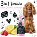 BUGALUGS Dog Shampoo 3 in 1 shampoo Conditioner & Detangler - Raspberry & Lemon dog perfume grooming products for smelly dogs best dog coat puppy shampoo pet accessories (Shampoo 500ml) - Buy Online on GoSupps.com