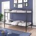 Metal Bunk Bed Full over Full Bunk Bed for Kids Adults Twin-Over-Twin Bunk Bed with Metal Frame and Ladder Bunk Bed Twin Over Twin Bunk Beds Metal Twin Size Bunk Beds Frame No Box Spring Needed(A Full A - Buy Online on GoSupps.com