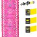 REEFLEXX Loop Scarf for Kids | Multifunctional Tube Scarf - Breathable Printed with Reflectors | Pink Flower Design - International Shipping Available - Buy Online on GoSupps.com