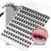 Lash Clusters DIY Lashes Extensions D Curl Individual Lashes 8-16mm Eyelash Clusters 108 pcs Natural Fluffy Cluster Lash Extensions Wispy Eyelashes Extensions DIY at Home by TOOCHUNAG C01