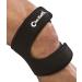 Cho-Pat Dual Action Knee Strap, Provides Full Mobility and Pain Relief for Arthritic, Weakened Knees, Tendonitis, Osgood Schlatters, Meniscus Tears, and Chondromalacia, Black, Medium Medium Black