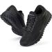 WHITIN Men's Max Cushioned Running Shoes | Superior Comfort, Yet Remaining Stability 11 S57 | All Black