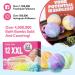 Bubbly Belle 12 Handmade Aromatherapy Bath Bombs Gift Set with Essential Oils - Vegan, 5 oz Each - Buy Online on GoSupps.com