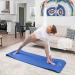 ProsourceFit Extra Thick Blue Yoga Pilates Mat 1/2 - Premium Exercise Mat - Buy Online on GoSupps.com