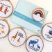 Stitch.ly Counted Cross Stitch Kit for Beginners - 6 Patterns with Supplies for Adults & Kids - Buy Online on GoSupps.com