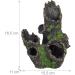 Relaxdays Aquarium Decoration - Tree Trunk Cave Hiding Place | Natural Look 16.5x15.5x11 cm | Black-Green Aquarium Accessory - Buy Online on GoSupps.com