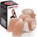 Kinesiology Tape 3 Pack Precut/Uncut Latex Free Water Resistant Tape for Muscles Joints Easy to Apply Works Great. Perfect for Any Activity Stays on for Several Days Beige precut -3pack