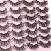 ALICROWN Eyelashes 6D Faux Mink Lashes Fluffy False Eyelashes 14 Pairs 2 Styles False Eyelashes Wispy Dramatic Lashes Soft Reusable Fake Eyelashes B-14Pairs