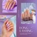 Beetles Gel Nail Polish Set - 6 Glitter Colors - Sky Blue Purple Lavender | Soak Off UV LED Gel Kit for DIY Nail Manicure - Buy Online on GoSupps.com