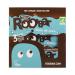 Roo'bar Vegan Gluten Free Coconut Bars Coated in Dark Chocolate - Pack of 3 - sports snack - healthy snack - 100% natural