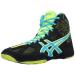 ASICS Mens Cael V6.0 11 Black/Atomic Blue/Flash Yellow