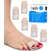 Omeer 5 Pack Beige Hammer Toe Corrector Toe Splint For Broken Toes are Washable and Reusable Toe Wraps For Injured Toes
