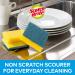 Scotch-Brite Delicate Non-Scratch Sponge Scourer 12 Pack - Non-Scratch Nailsaver Sponge for Non-Stick Cookware and Glass - Blue - Buy Online on GoSupps.com