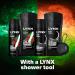 LYNX Africa & Black The Deodorant Gift Set Shower Tool 2x Body Wash & 2x Body Spray perfect for his daily routine 4 piece - Buy Online on GoSupps.com
