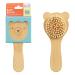 Petit Collage Wooden Baby Hairbrush   Soft Bristle Brush Made of FSC-Certified Beech Wood with Cute Bear Design