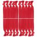 Hair Ties Ponytail Holders 20Pack Yoga Twist Hair Bands Accessories (25 Red)