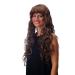 WIG ME UP - 33002A-18 wig ladies wig super long wavy curly waterwave bangs light brown brown