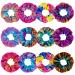 12 Pack Hair Scrunchies Elastic Hair Bands Scrunchy Mermaid Summer Beach Themed Scrunchies Party Favors for Women VSCO Girl Stuff Hair Accessories Valentine's Day Christmas Gifts for Teenage Girls