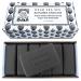 DEAD SEA Salt CHARCOAL SOAP, 4oz 6pk in Gift Box– Activated Charcoal, Shea Butter, Argan Oil. Dead Sea Salt contains Sulfur, Magnesium, and 21 Essential Minerals. For Problem Skin, Skin Detox, Natural.