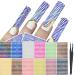 NICENEEDED 12 Sheets Nail Art Stickers nail stickers for nails design manicure tips decort DIY Nail Art Design Stickers for Gel Polish