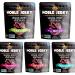 Noble Jerky – Vegan, Vegetarian, Plant Based Snack, Variety Pack, 2.47 oz Bags (5 Bags), BBQ, Teriyaki, Chipotle, Original and Hickory, Non GMO