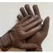 Women's Equestrian Gloves: 100% Real Leather Horse Riding Gloves in Brown, Beige, Tan & Black - Medium Dark Brown - Buy Online on GoSupps.com