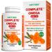 Complete Omega 3-6-7-9 *High-quality pure sea buckthorn oil made of unaffmed cold-pressed whole sea buckthorn wild berries certified kosher 1200mg-60 softgel capsules (4 bottles (240 capsules)) 15 pieces (4 Pack)