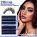 TOOCHUNAG Fluffy Lash Clusters | Volume Individual Lashes 14-20mm | D Curl Thick Wispy Eyelash Extensions for DIY Home Use - Buy Online on GoSupps.com