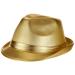amscan mens Fedoras Hat, Gold, One Size US