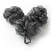 1541 London Exfoliating Bath & Shower Body Puff/Scrunchie/Buffer (Olive Black) 3 pack