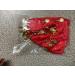 Womens Belly Dance Hip Scarf & Chiffon Towel - Red Coin Belt Costume with Sequins | International Shipping - Buy Online on GoSupps.com