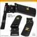 SUNYA Archery Hip Arrow Quiver with Belt - 3 Arrow Tube Holder & Storage Pockets - Nylon Material Field Quiver - Black Left - Buy Online on GoSupps.com