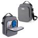 Curmio insulin for diabetic travel bag insulin cooling bag diabetic bag for medication isolated bag for insulin and diabetic accessories.(Contained without fridge packs and accessories) gray