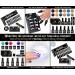 Tough Girls 22 Semi-Cured Gel Nail Polish Strips | Brighter Thicker Tougher | UV LED Lamp Required | Includes Cuticle Stick, Nail File, Wipes - Black - Buy Online on GoSupps.com
