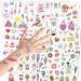 Konsait 176PCS Kids Temporary Tattoos - Candy, Ice Cream & Lollipop Designs for Girls - Waterproof Fake Tattoos for Birthday & Beach Parties - Children's Day Gift - Buy Online on GoSupps.com
