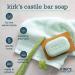 Kirk's 100% Premium Coconut Oil Castile Soap - Aloe Vera, 3 Bars (4 oz Each) - Gentle & Soothing - Buy Online on GoSupps.com