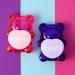 Lip Smacker BFF Sugar Bear Lip Balm Duo in Pink & Purple - Grapeful-4-U! & Luv U Straw-Beary Much! - Long-Lasting Hydration and Fruity Flavors! - Buy Online on GoSupps.com