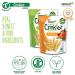 Sprout Organic Crinklez Popped Chickpea & Veggie Snack - Pumpkin & Carrot - 1.48 oz (12+ Months) - Buy Online on GoSupps.com