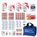 First Aid Central AZ-EDFAK Everyday Emergency First Aid Kit For Home Travel and Work 185 Pieces