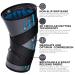 Pure Support Knee Brace Sleeve with Strap Compression | Meniscus Tear & Arthritis Pain Relief | Ideal for Running, Football, Crossfit | Men & Women | Blue - Buy Online on GoSupps.com
