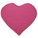 Grape seed pillow heart approx. 30x25cm - pink - heat cushion - grain pillow - a charming gift grape seeds