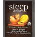 steep by Bigelow Organic Lemon Ginger Herbal Tea Bags 20 Count Box (Pack of 6) Caffeine Free Herbal Tea 120 Tea Bags Total Ginger Lemon - Buy Online on GoSupps.com