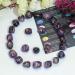 Crocon Amethyst Gemstone Rune Stones set with Elder Futhark Alphabet Engraved Symbol 25 pcs Set For Feng Shui Chakra Balancing Reiki Healing crystal runes stones set Size: 15-20 mm #001 Amethyst - Buy Online on GoSupps.com