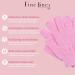 Fine Lines Pink Exfoliating Shower Gloves - Dead Skin Remover & Body Scrub Mitt - Buy Online on GoSupps.com