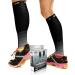 Calf Compression Sleeve for Men & Women - Shin Splints Support, Achilles Tendon Support, Leg Cramps Relief - 1 Pair (BLK-GRY S/M) - Buy Online on GoSupps.com