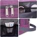 WANDF Toiletry Bag Water-Resistant Nylon Travel Wash Bag Lightweight Dopp Kit for Men and Women (A-Light Purple) - Buy Online on GoSupps.com